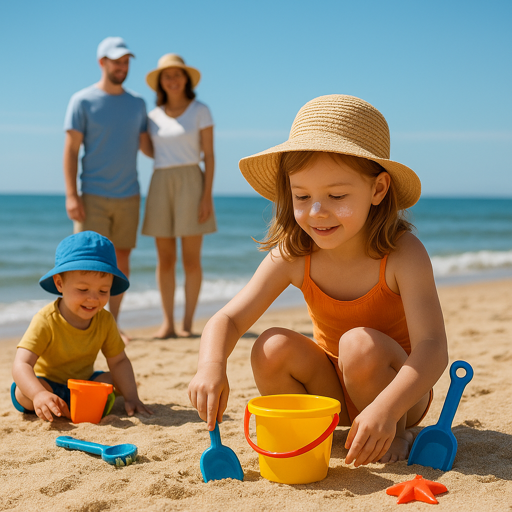 Så skyddar du familjen på stranden: UV-index och strandväder inför baddagen